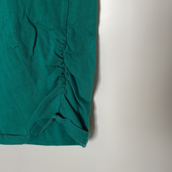 Blue green Shade shirt. Has sleeve and side details - Picture 2 of 2